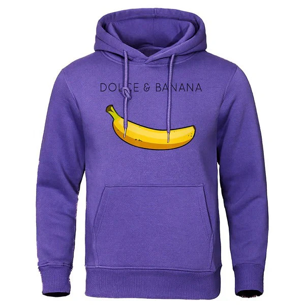 Men's Hoodie – Relaxed Fit – Cotton Blend – Long Sleeve – Graphic Print with Text - Image 7
