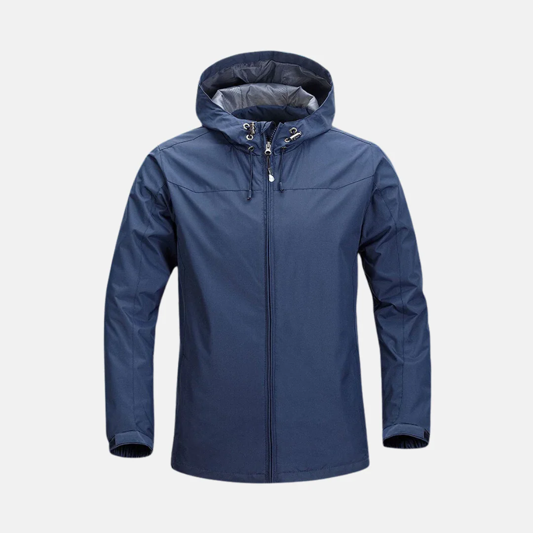 Men's Jacket with Hood – Ripstop – Regular Fit – Two-way Zipper – Adjustable Cuffs - Image 2