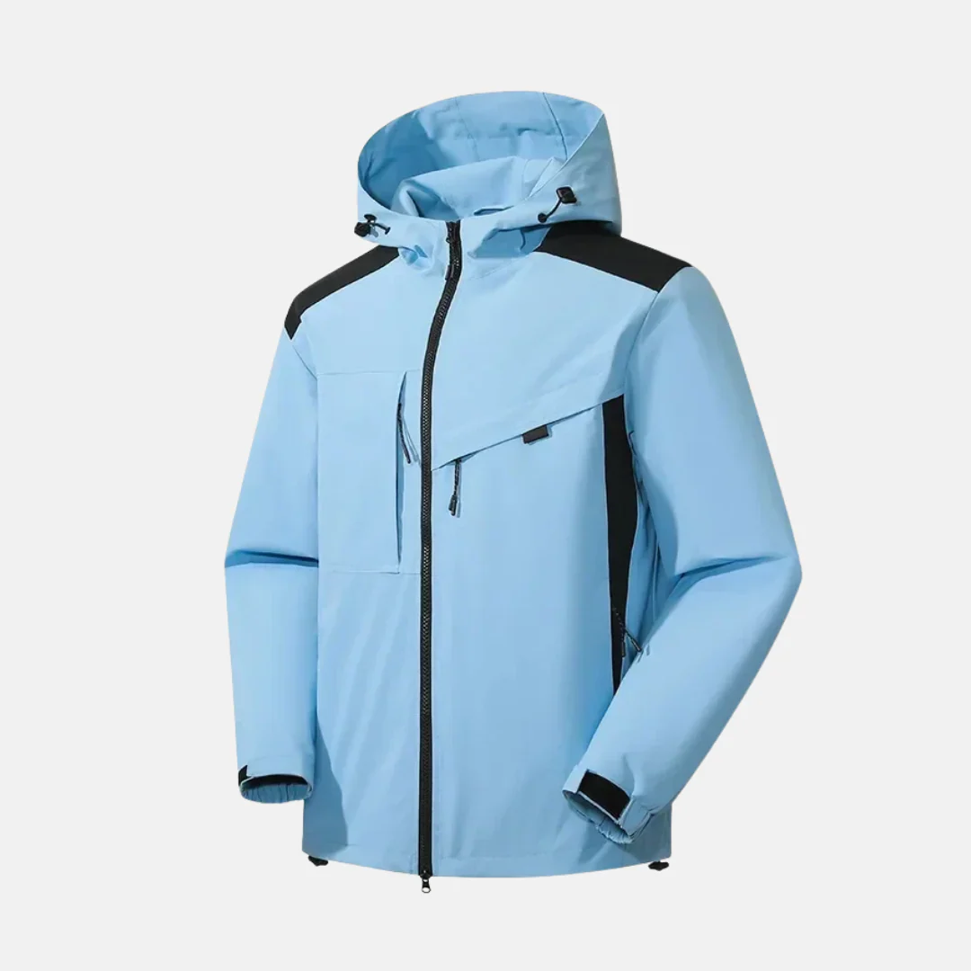 Men's Jacket – Water-Repellent – Relaxed Fit – Hood – Zip Pockets – Adjustable - Image 2
