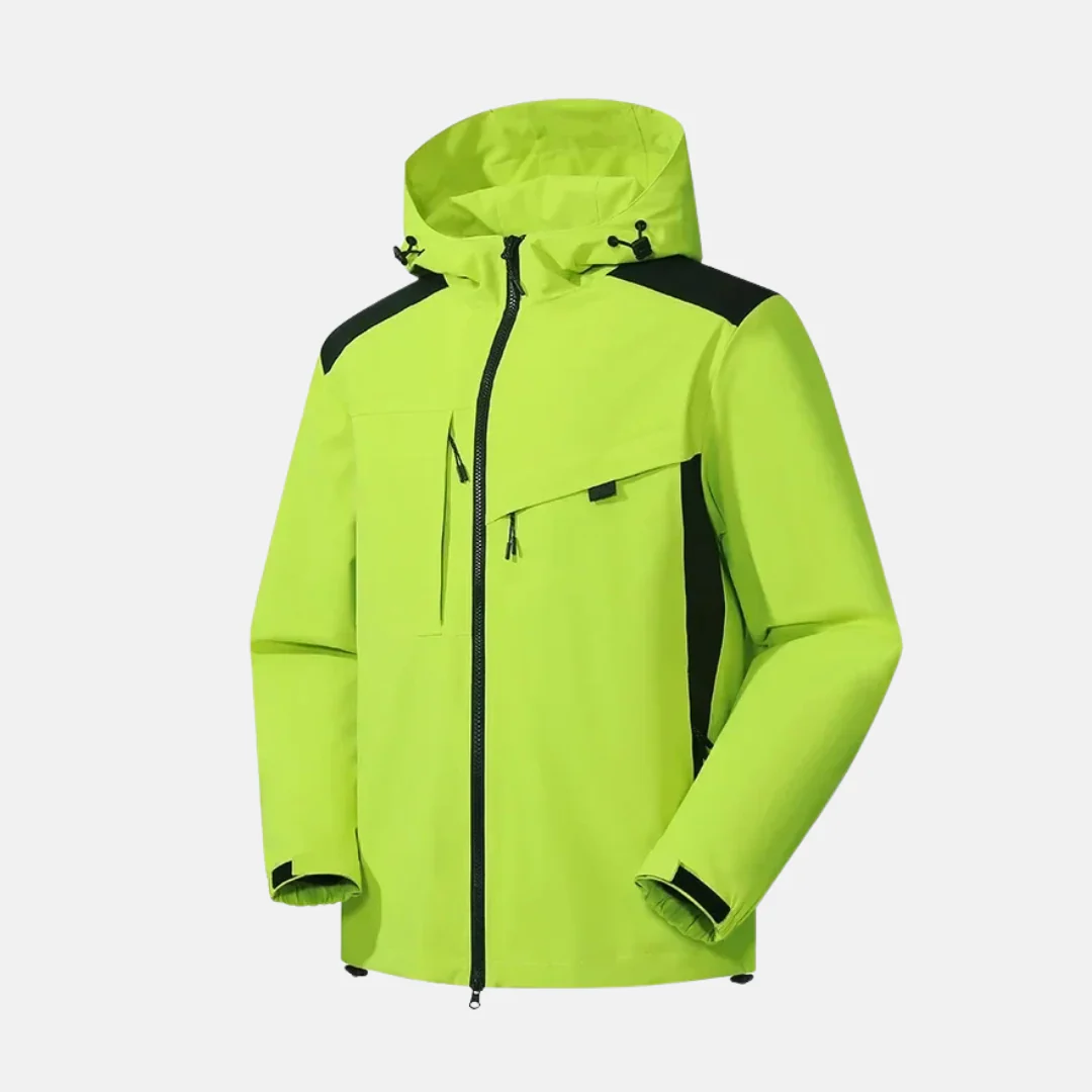 Men's Jacket – Water-Repellent – Relaxed Fit – Hood – Zip Pockets – Adjustable - Image 4