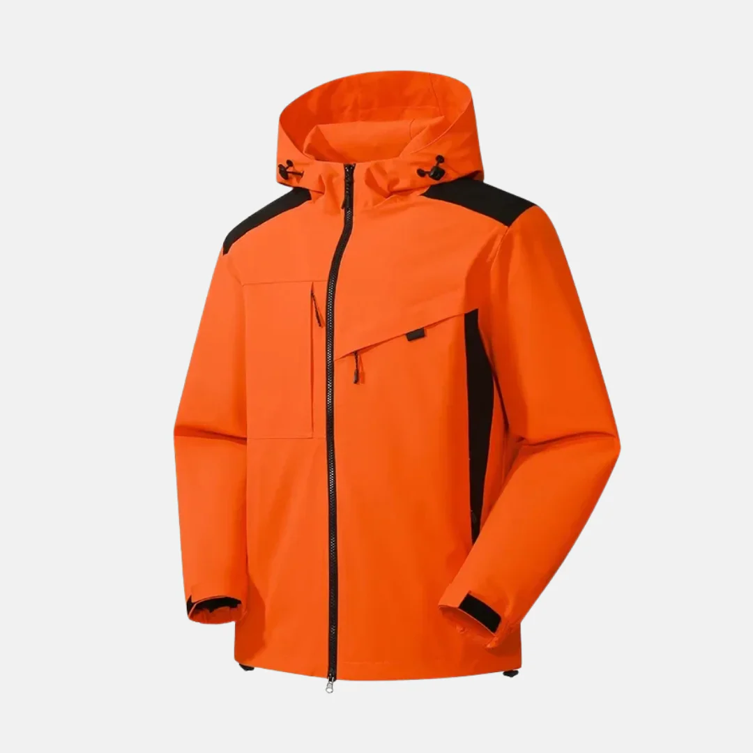 Men's Jacket – Water-Repellent – Relaxed Fit – Hood – Zip Pockets – Adjustable - Image 6