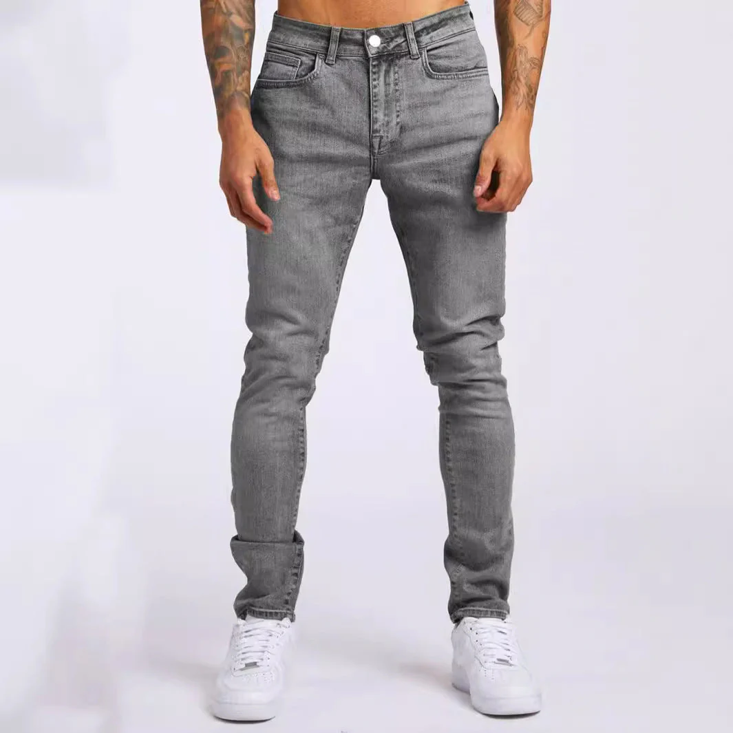 Men's Jeans – Slim Fit – Denim – Five Pockets – Full Length – Casual Look - Image 3