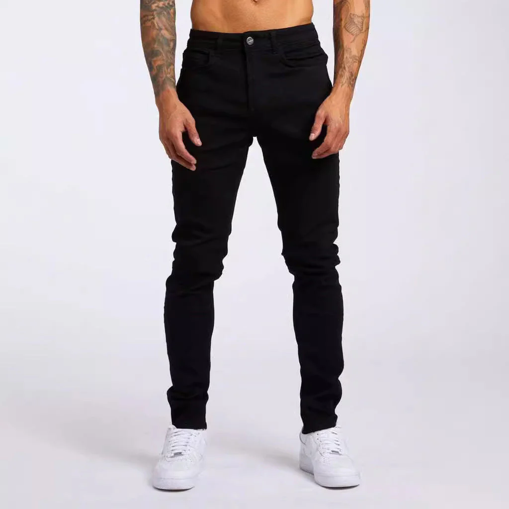 Men's Jeans – Slim Fit – Denim – Five Pockets – Full Length – Casual Look - Image 4