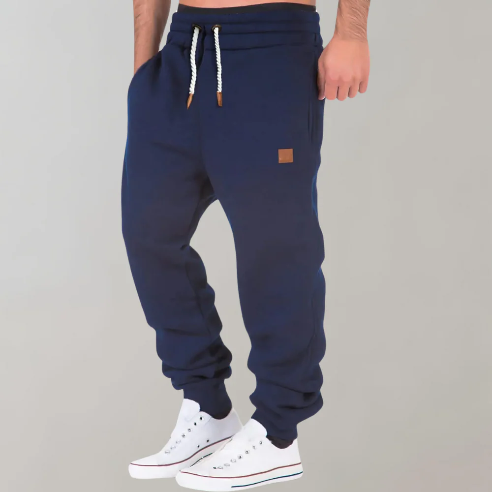 Men's Jogging Pants – Relaxed Fit – Cotton Blend – Adjustable Waist – Ribbed Cuffs - Image 5