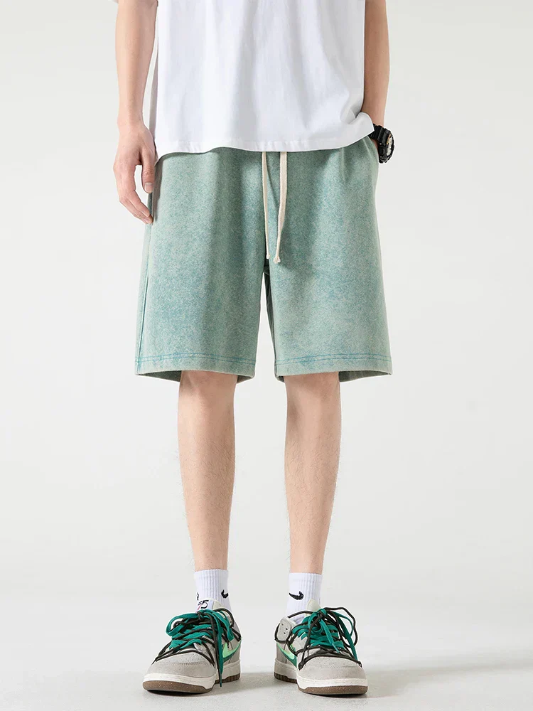 Men's Shorts – Relaxed Fit – Breathable Fabric – Elastic Waistband with Drawstring - Image 7
