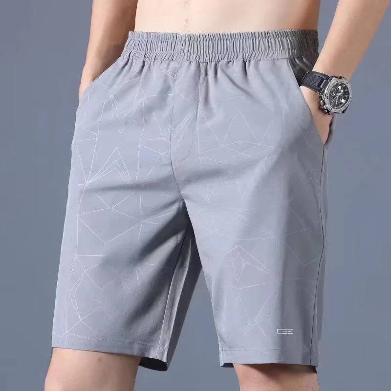 Men's shorts – Relaxed fit – Breathable fabric – Elastic waistband – Side pockets - Image 3