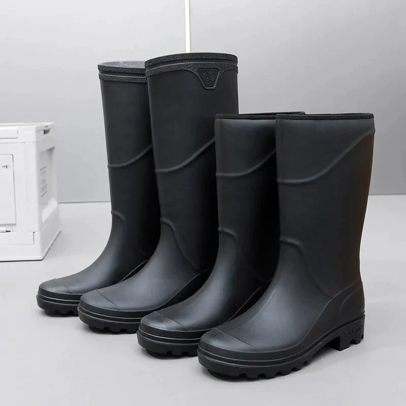 Men's Boots – Knee-High – Waterproof Rubber – Anti-Slip Sole – Outdoor Suitable - Image 3