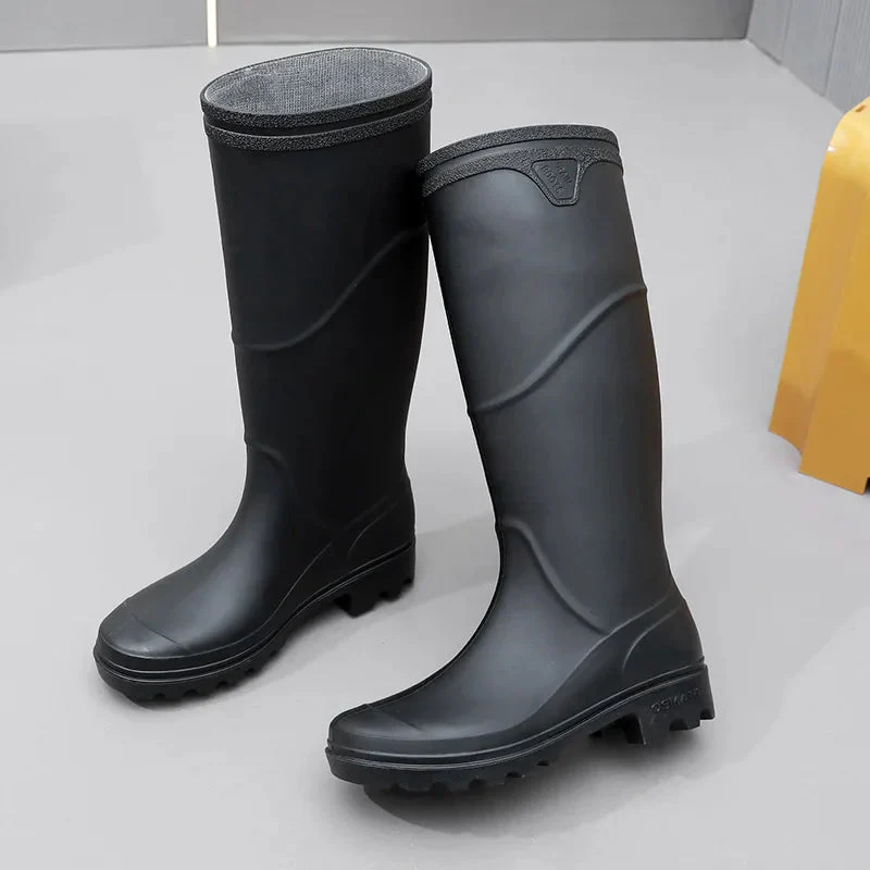 Men's Boots – Knee-High – Waterproof Rubber – Anti-Slip Sole – Outdoor Suitable - Image 4