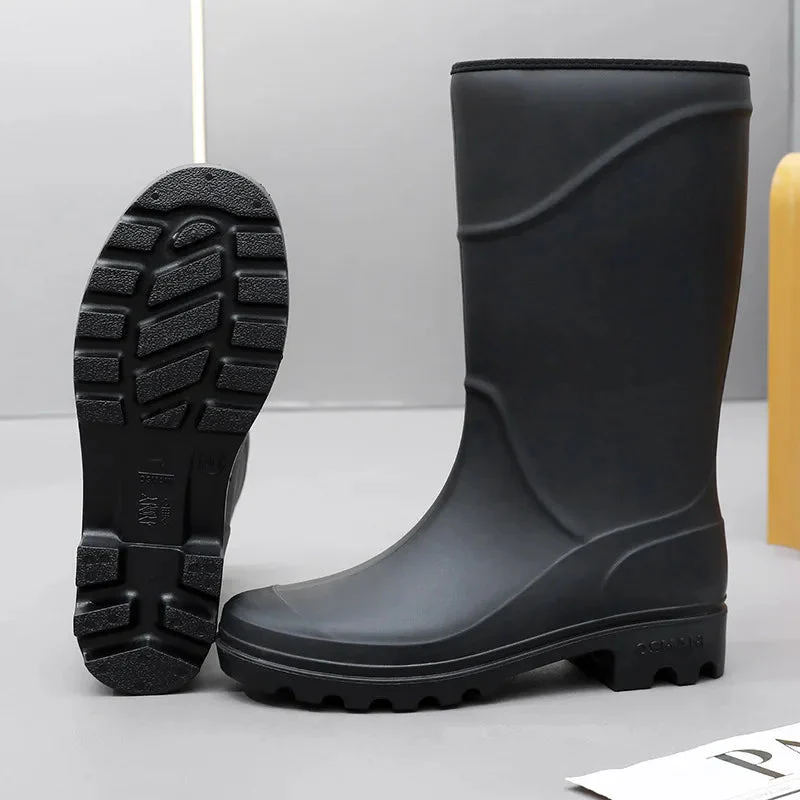 Men's Boots – Knee-High – Waterproof Rubber – Anti-Slip Sole – Outdoor Suitable - Image 5