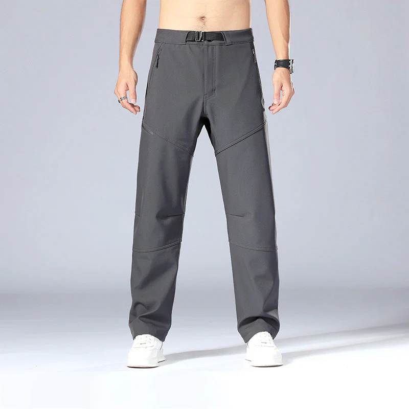 Men's Outdoor Pants – Relaxed Fit – Adjustable Waist – Zippered Pockets – Water-Repellent - Image 2