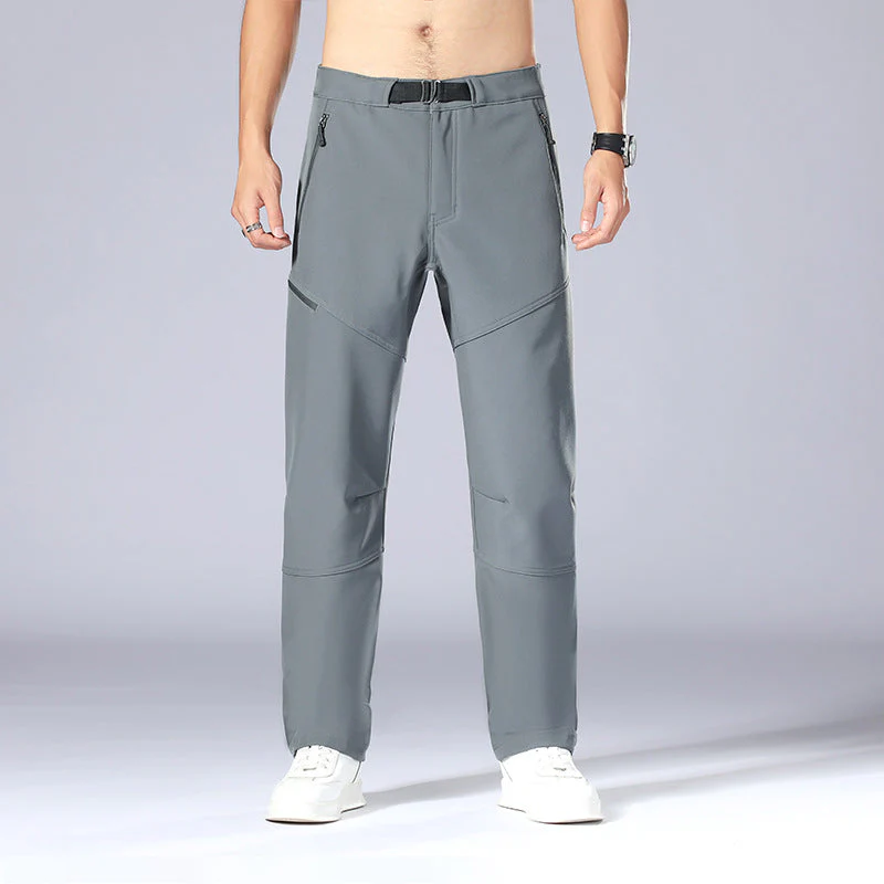 Men's Outdoor Pants – Relaxed Fit – Adjustable Waist – Zippered Pockets – Water-Repellent - Image 3