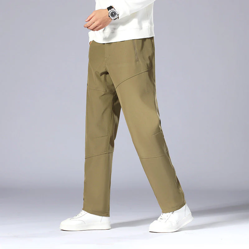 Men's Outdoor Pants – Relaxed Fit – Adjustable Waist – Zippered Pockets – Water-Repellent - Image 4