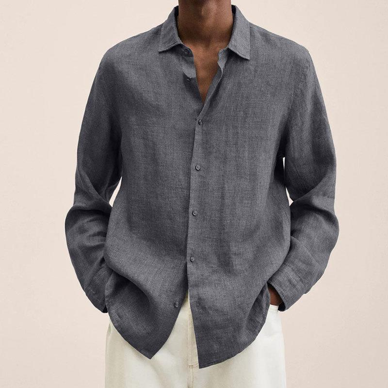 Men's Shirt – Relaxed Fit – Natural Fabric – Breathable Casual Design - Image 3