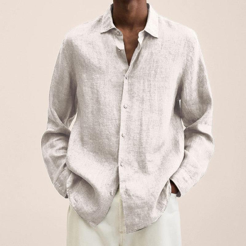 Men's Shirt – Relaxed Fit – Natural Fabric – Breathable Casual Design - Image 4