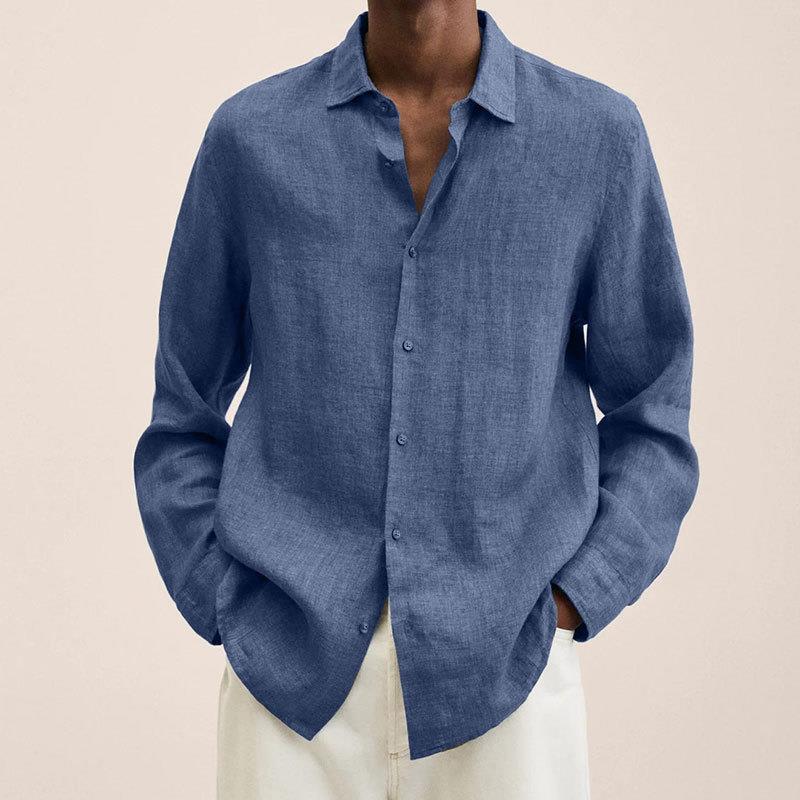 Men's Shirt – Relaxed Fit – Natural Fabric – Breathable Casual Design - Image 5