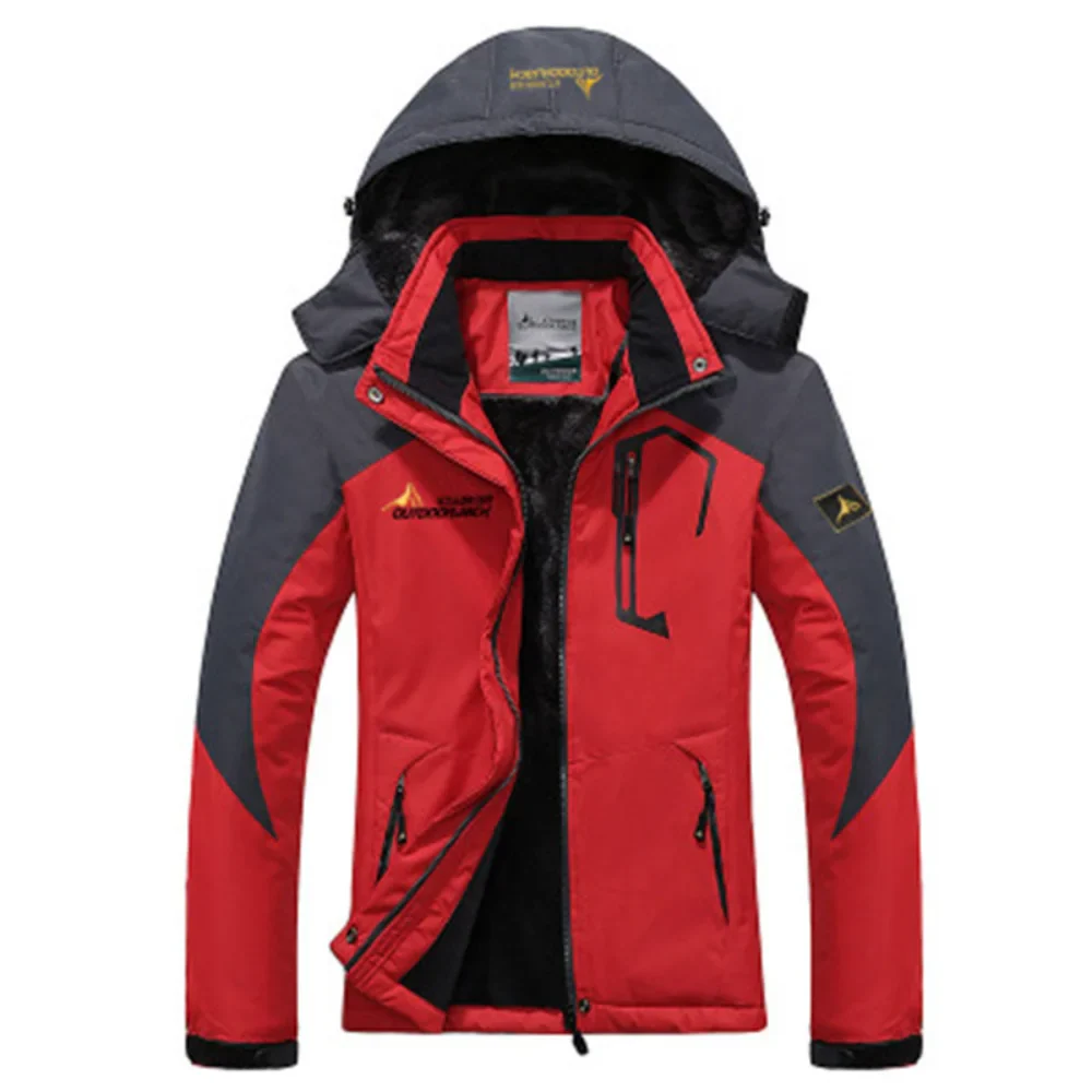 Men's Parka Jacket – Windproof – Regular Fit – Detachable Fur Collar – Adjustable Cuffs - Image 3