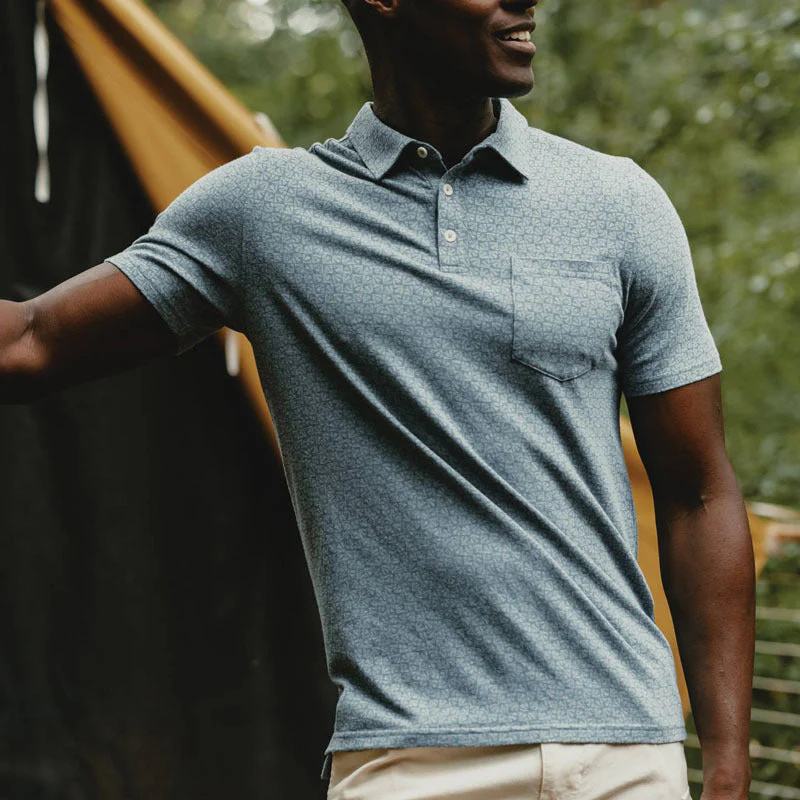 Men's Polo Shirt – Regular Fit – Short Sleeves – Breathable – Chest Pocket - Image 2