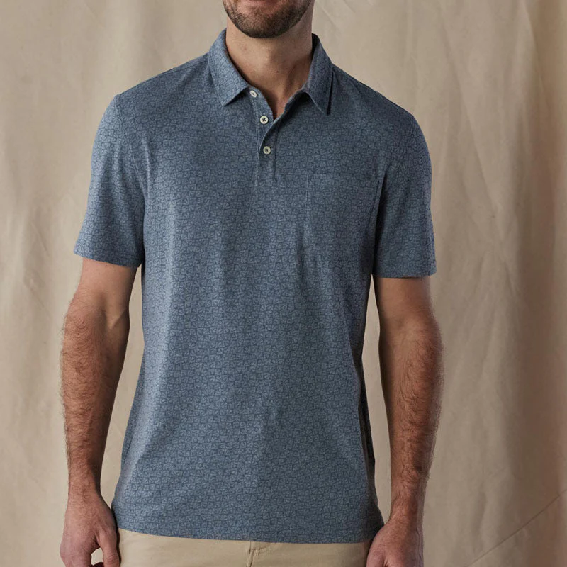Men's Polo Shirt – Regular Fit – Short Sleeves – Breathable – Chest Pocket - Image 3