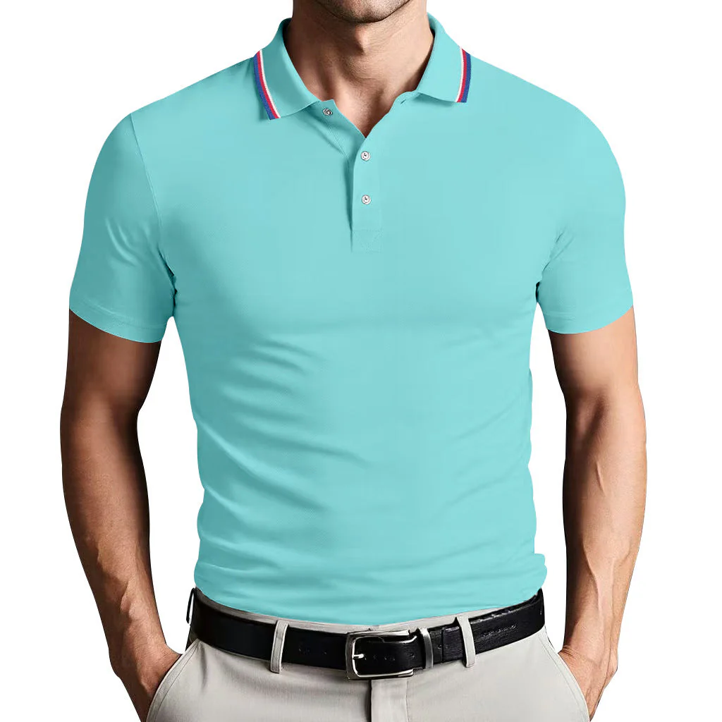 Men's Polo Shirt – Slim Fit – Breathable Cotton – Short Sleeve – Sporty Look - Image 12
