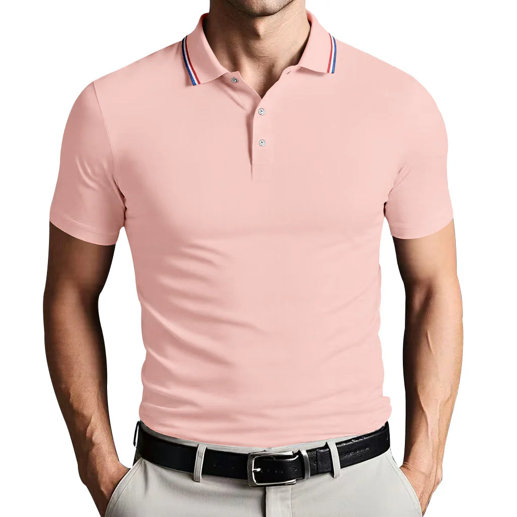 Men's Polo Shirt – Slim Fit – Breathable Cotton – Short Sleeve – Sporty Look - Image 2