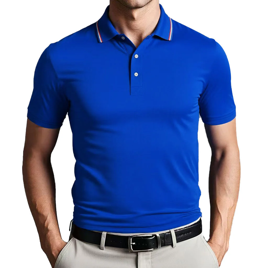 Men's Polo Shirt – Slim Fit – Breathable Cotton – Short Sleeve – Sporty Look - Image 7