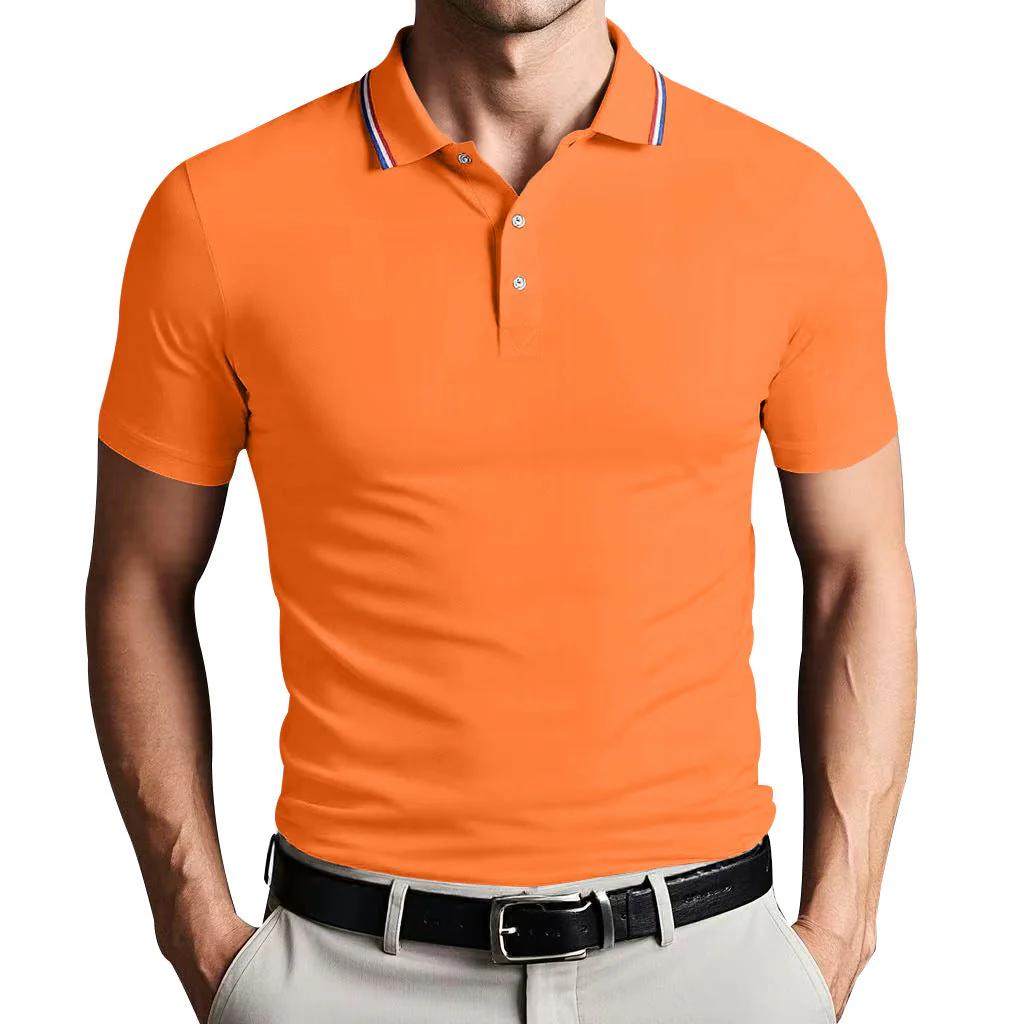 Men's Polo Shirt – Slim Fit – Breathable Cotton – Short Sleeve – Sporty Look - Image 9