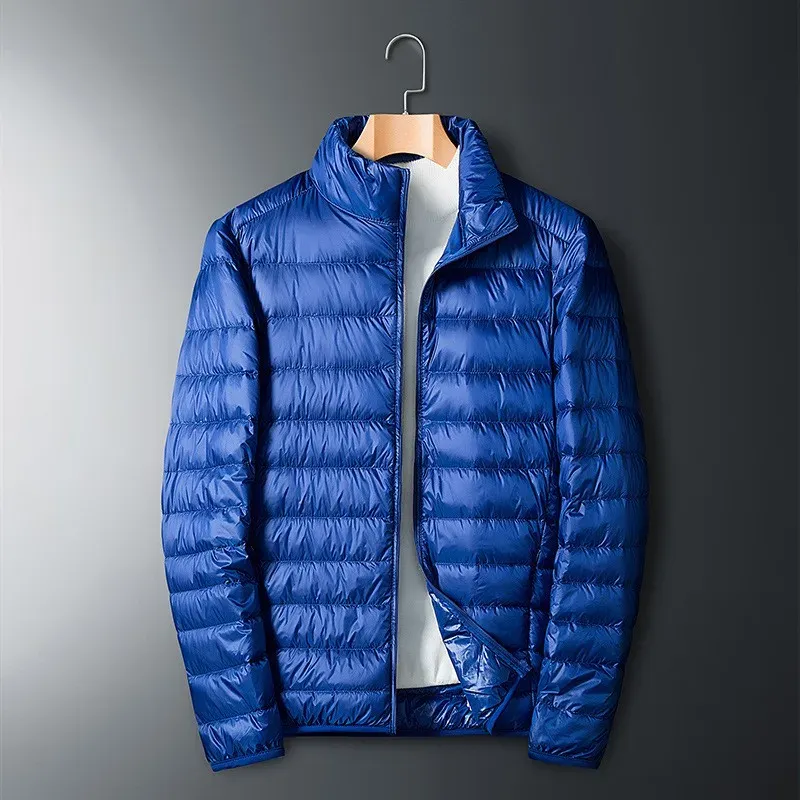 Men's Puffer Jacket – Down Lining – Regular Fit – Full Zip – Stand Collar - Image 5