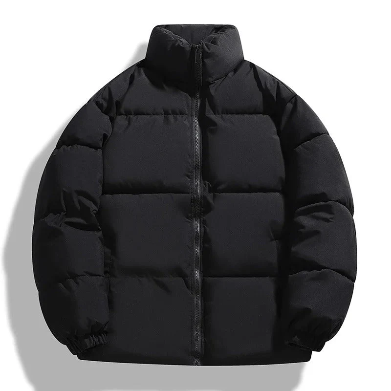 Men's Puffer Jacket – Oversized Fit – Padded – High Collar – Water-Repellent - Image 2