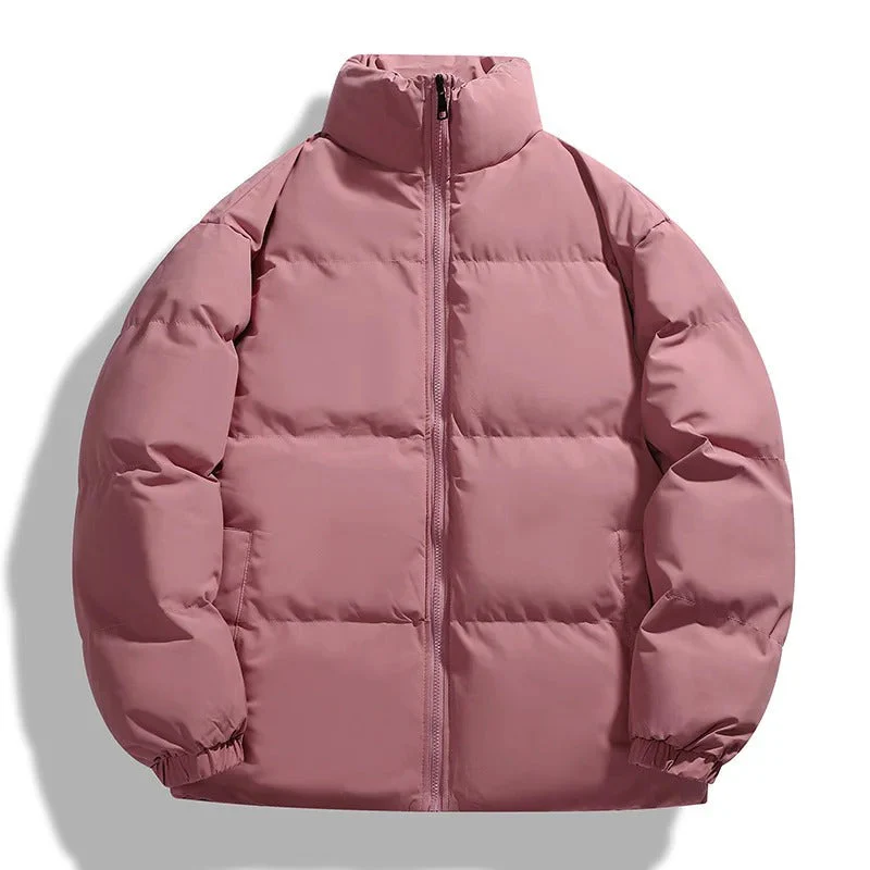 Men's Puffer Jacket – Oversized Fit – Padded – High Collar – Water-Repellent - Image 5