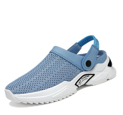 Men's sandals – Closed toe – Breathable mesh – Adjustable heel strap – Casual fit - Image 3