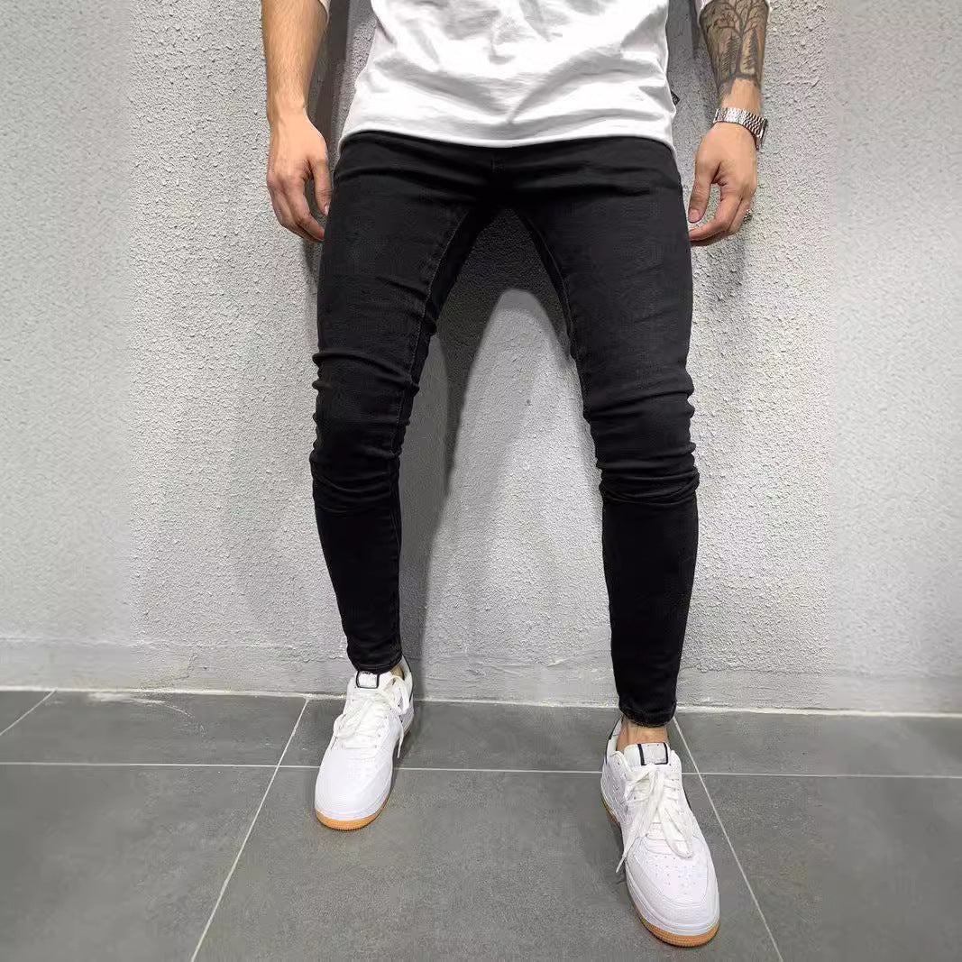 Men's Skinny Jeans – Stretch Denim – Five Pockets – Slim Fit Casual Style - Image 4