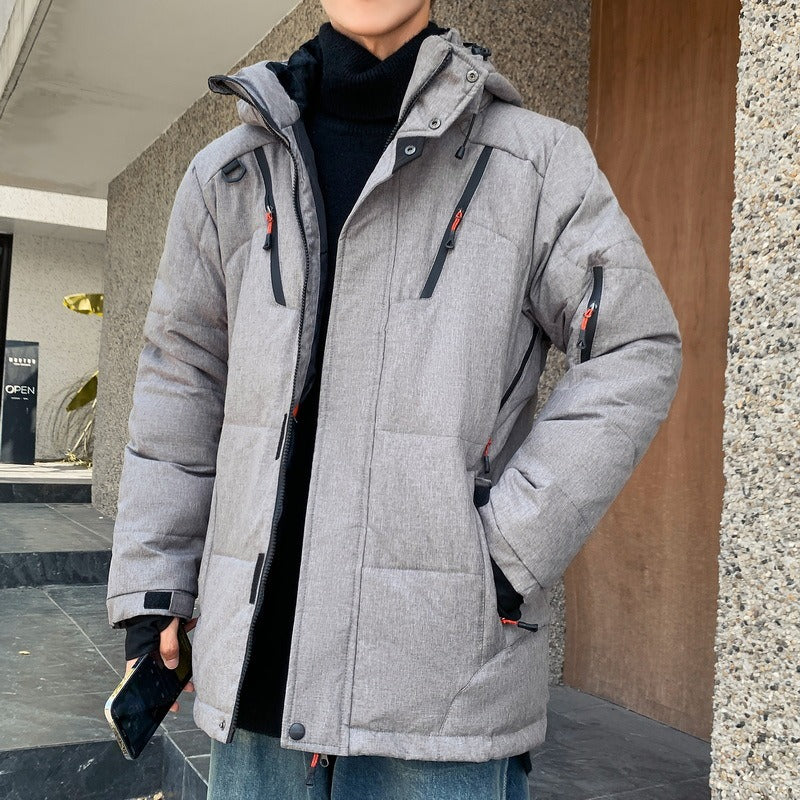 Men's Ski Set – Lined Jacket with Hood – Adjustable Bib Pants – Relaxed Fit - Image 6
