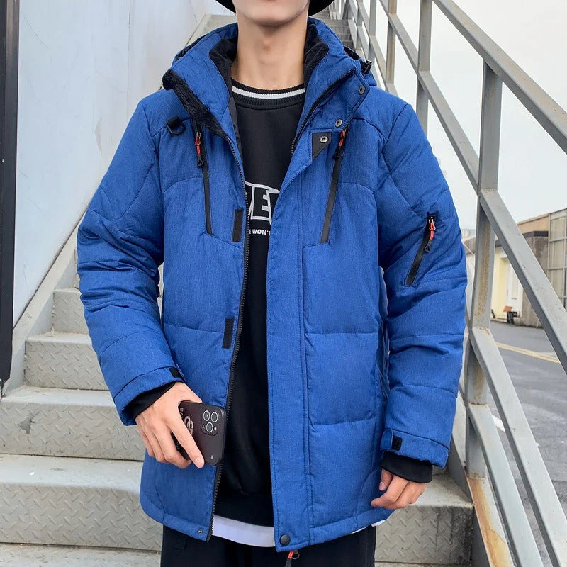 Men's Ski Set – Lined Jacket with Hood – Adjustable Bib Pants – Relaxed Fit - Image 7