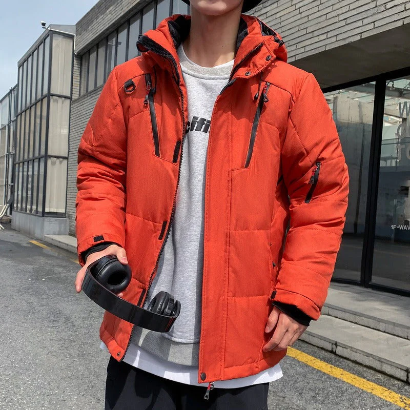 Men's Ski Set – Lined Jacket with Hood – Adjustable Bib Pants – Relaxed Fit - Image 8