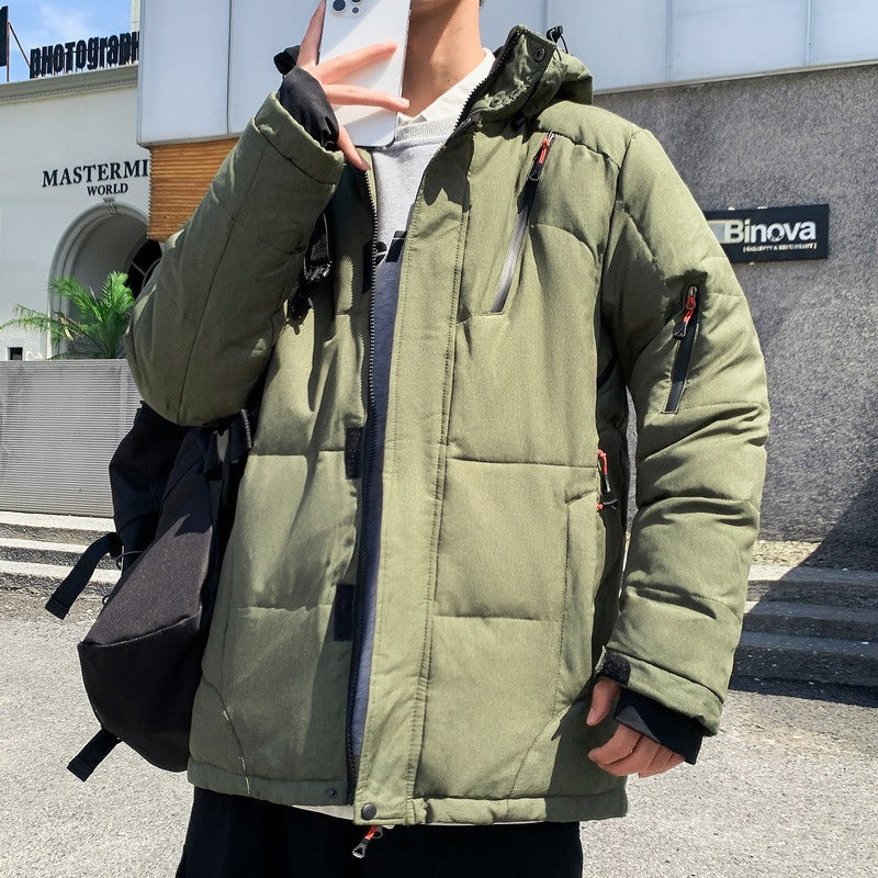 Men's Ski Set – Lined Jacket with Hood – Adjustable Bib Pants – Relaxed Fit - Image 9