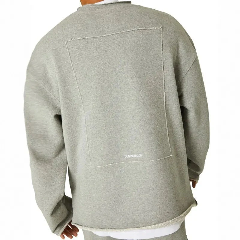 Men's Sweater – Relaxed Fit – Knitted – Drop Shoulder – Crewneck Casual Layering Style - Image 3