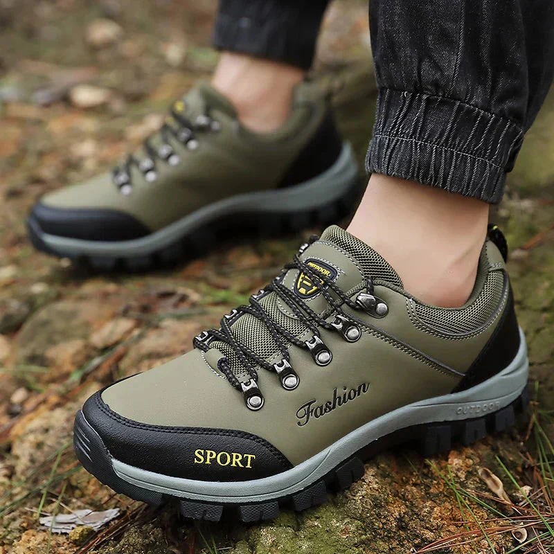 Men's Hiking Shoes – Breathable Mesh – Reinforced Toe – Grip Sole Outdoor - Image 2