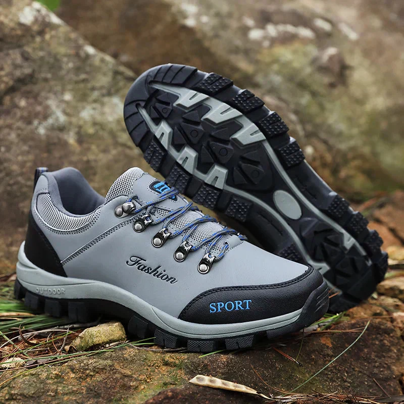 Men's Hiking Shoes – Breathable Mesh – Reinforced Toe – Grip Sole Outdoor - Image 3