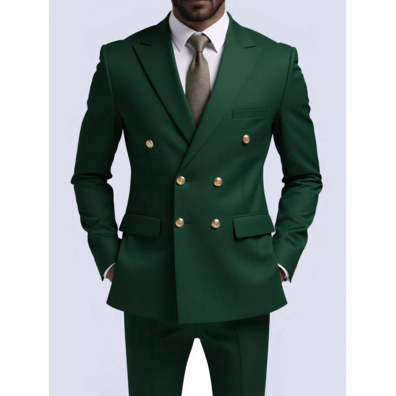 Men's blazer - Double-breasted - Slim Fit - Formal jacket - Image 3