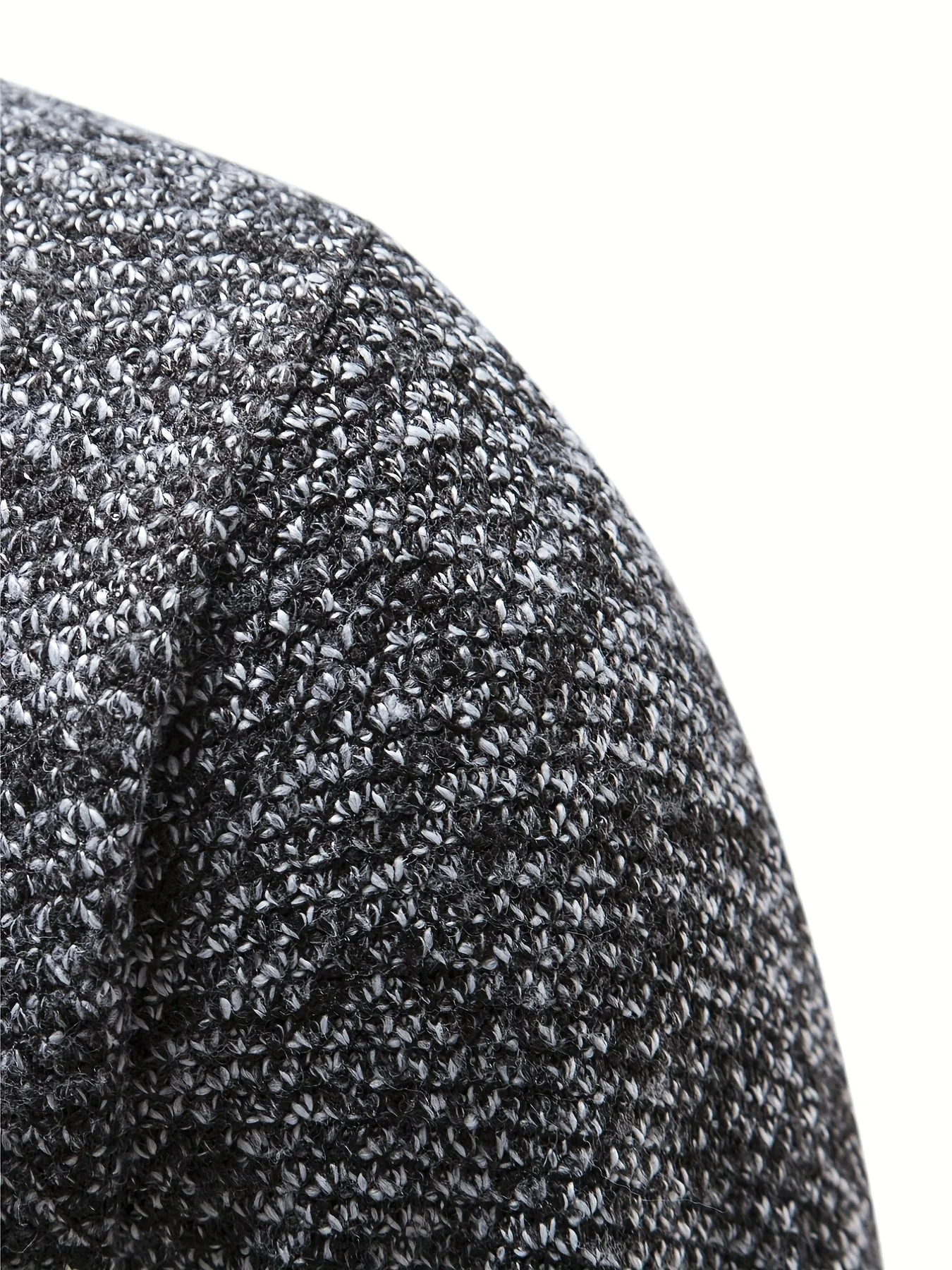 Men's Sweater - Wool Mix - Regular Fit - Quarter Zip - Ribbed Hems - Image 6