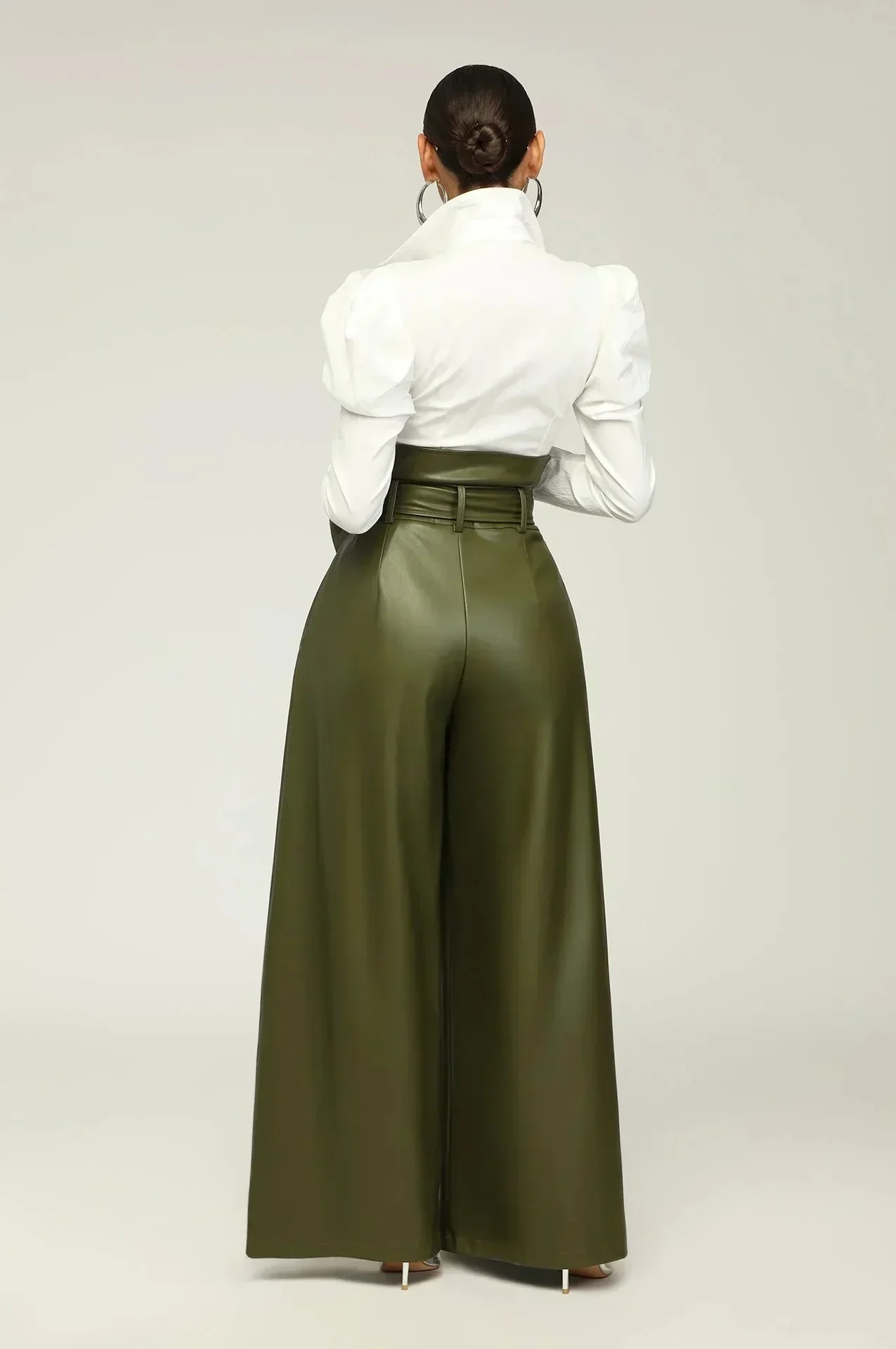 High Waist Women Wide Pants - Image 2
