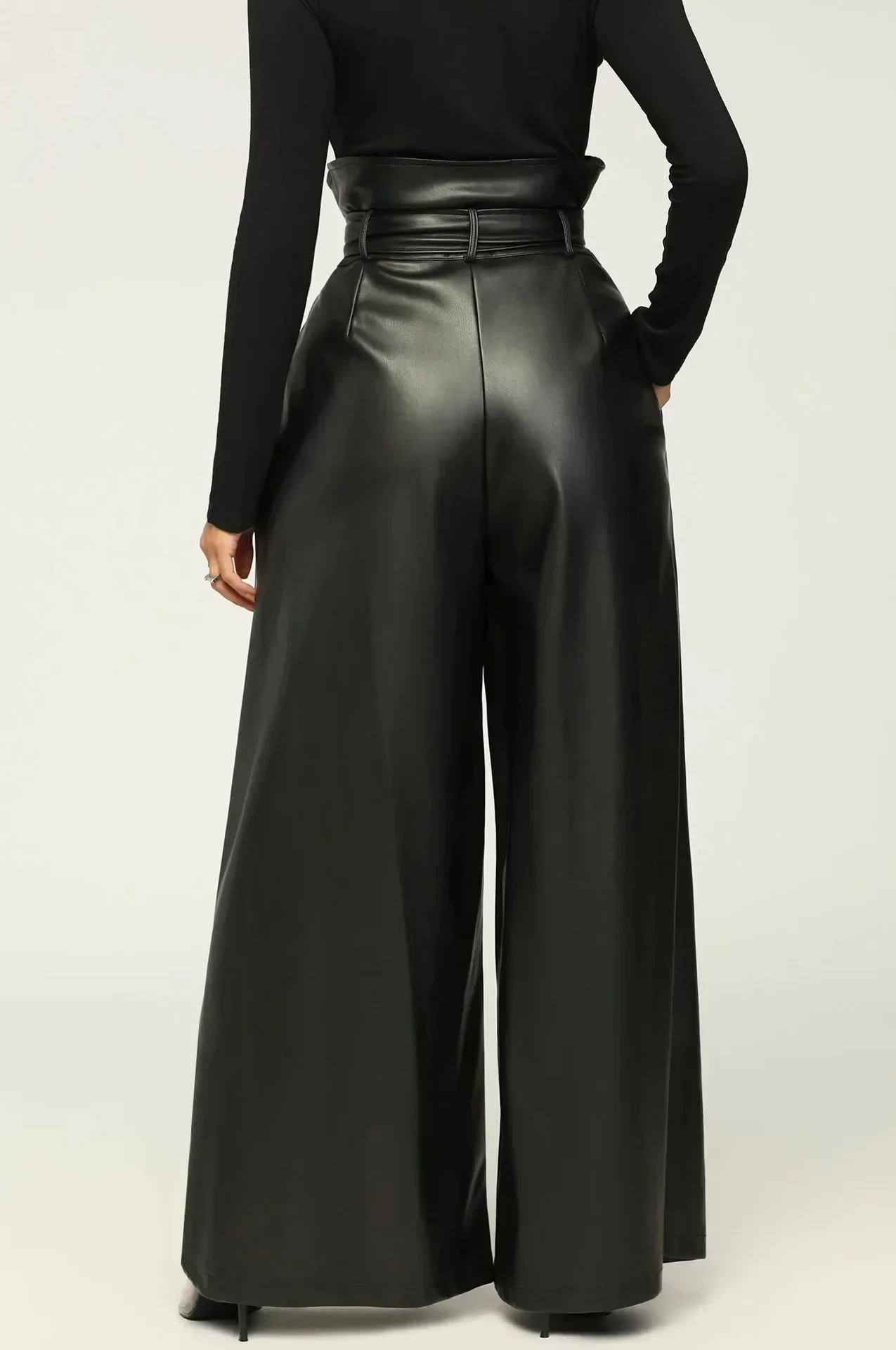 High Waist Women Wide Pants - Image 4