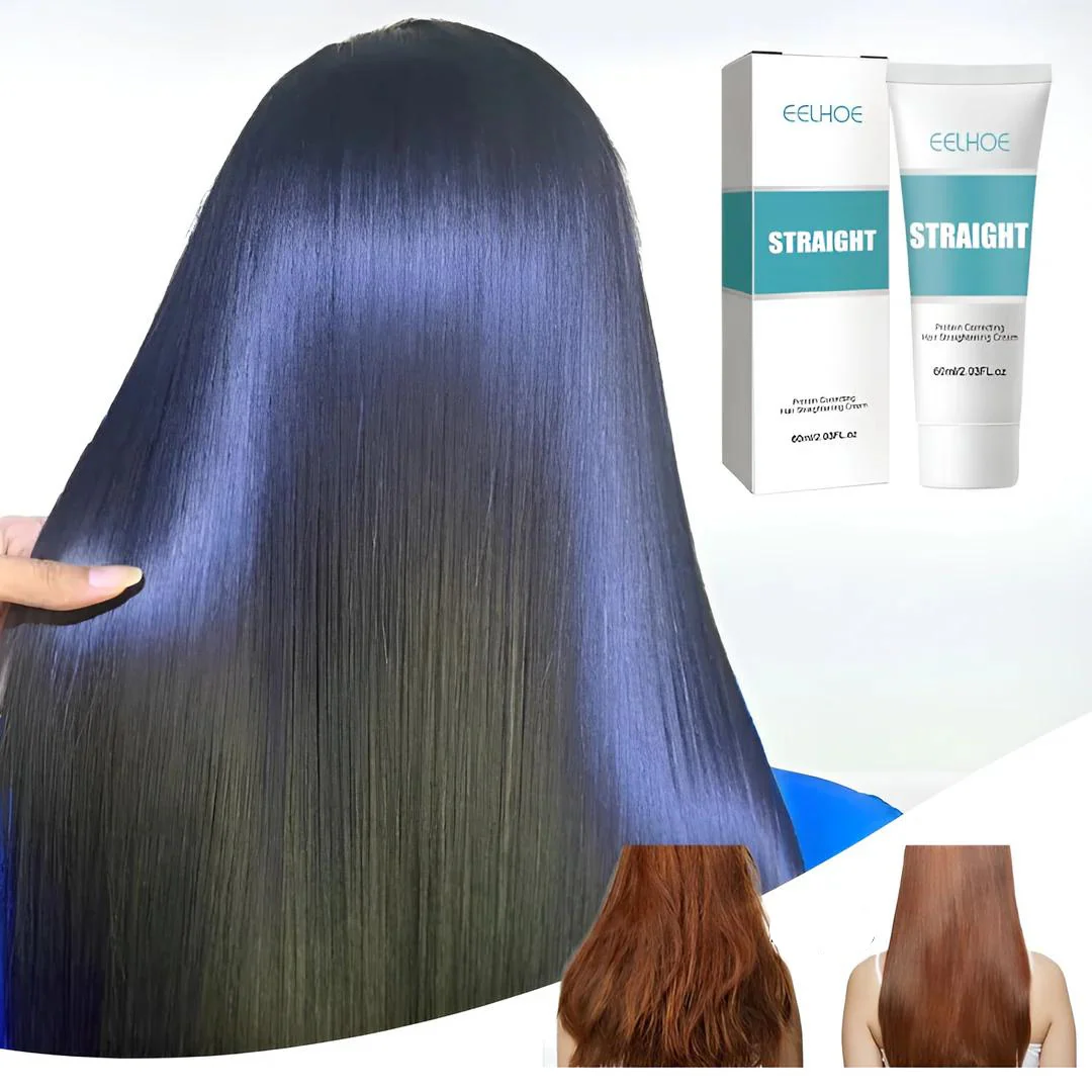 Instant Keratin Hair-Straightening Cream (1+1 FREE) - Image 2