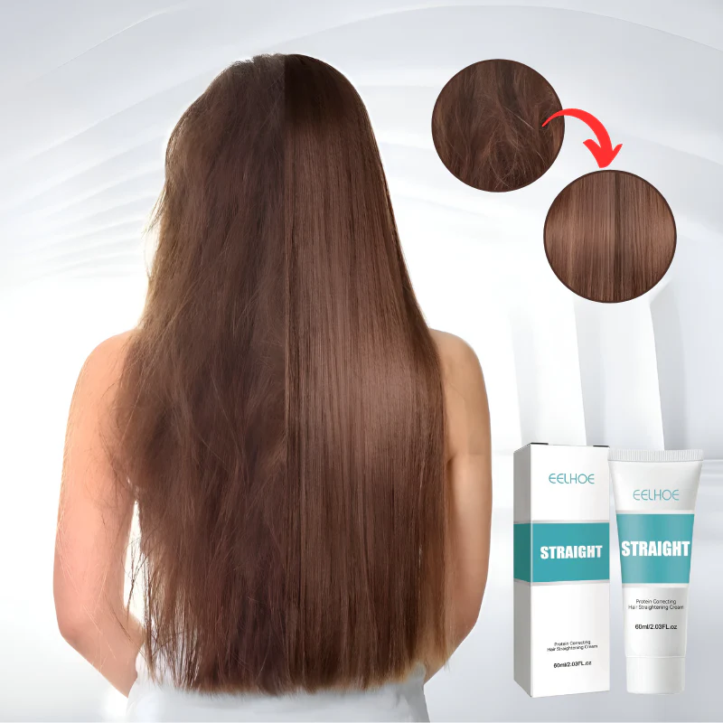 Instant Keratin Hair-Straightening Cream (1+1 FREE) - Image 4