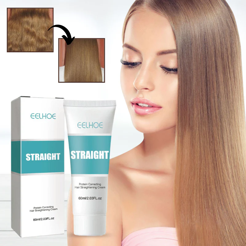 Instant Keratin Hair-Straightening Cream (1+1 FREE) - Image 5