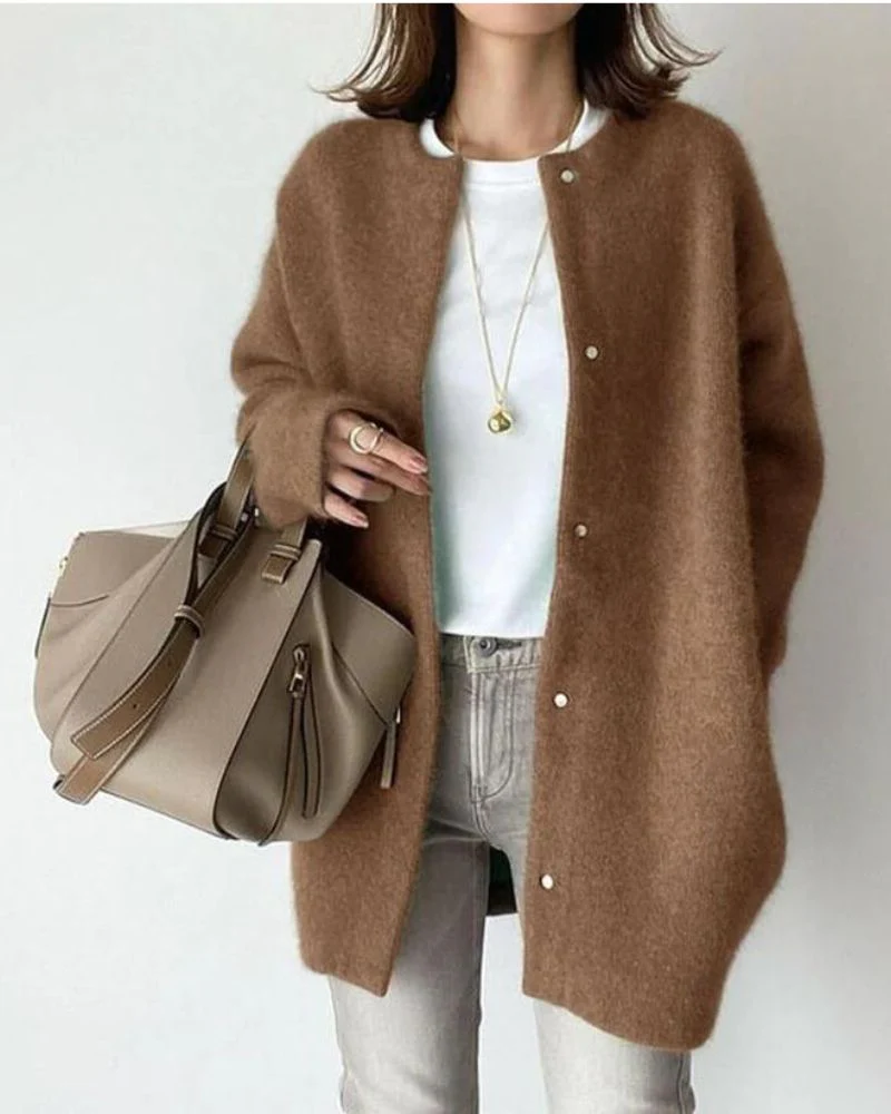 Isabel - elegant woolen cardigan - Image 2