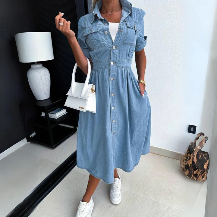 Denim Women's Dress - Image 2
