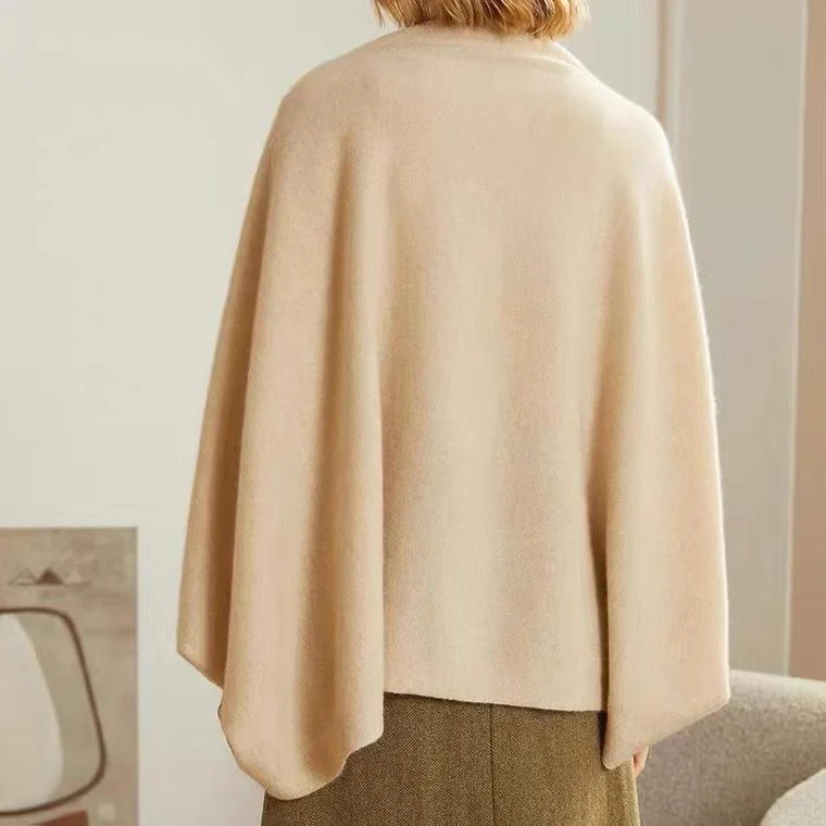 Isabella Relaxed Fit Shawl | Open Front Batwing Sleeve Shawl - Image 2