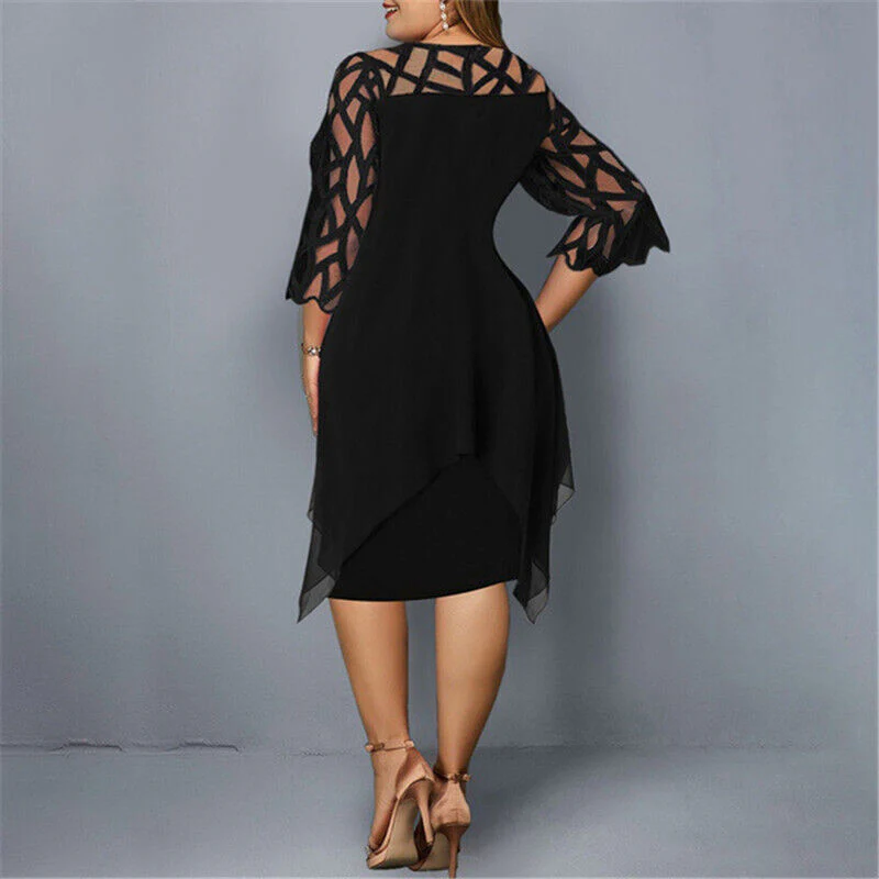 ISABELLE | Elegant Midi-Dress with Lace – Stylish & Comfortable - Image 10