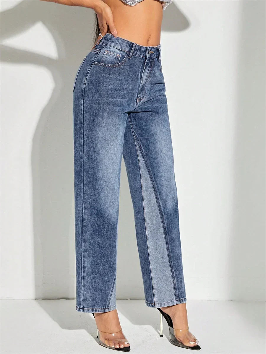 ISABELLE | Vintage Patchwork Mom Jeans - Image 4
